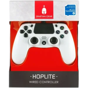 Spartan Gear - Hoplite Wired Controller PC/PS4 White (SGWPCPS401W)