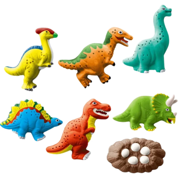 Luna Toys Κατασκευές από Γύψο Μαγνητάκια Δεινόσαυροι (0622123)