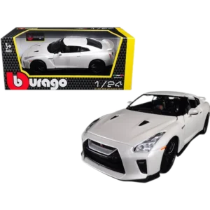 Bburago Nissan GT-R White 1:24 (18-21082W)