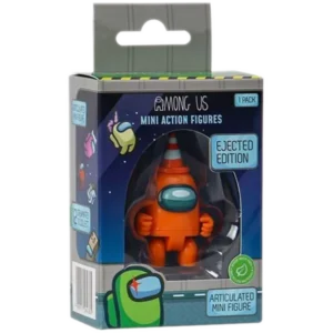 P.M.I. Among Us Action Figure S3 Ejected Edition, Single Pack Crewmate: Πορτοκαλί (AU6301)