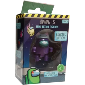 P.M.I. Among Us Action Figure S3 Ejected Edition, Single Pack Crewmate: Μοβ (AU6301)
