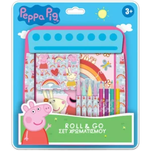 Diakakis Imports Σετ Ζωγραφικής Peppa Pig Roll & Go (0482768)