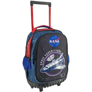 Must Τσάντα Trolley Δημοτικού NASA Space Expeditions, 3 θήκες 34x20x44cm (0486033)