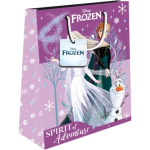 Τσάντα Δώρου Χάρτινη Frozen Elsa & Anna με Glitter 18x11x23cm (0563936)