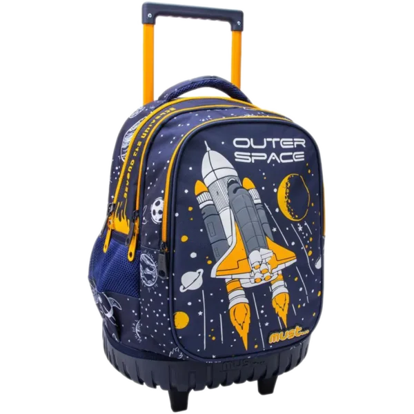 Must Τσάντα Trolley Δημοτικού Outer Space, 3 θήκες 34x20x45cm (0585012)