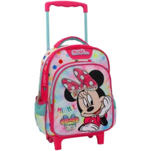 Must Τσάντα Trolley Νηπιαγωγείου, Disney Minnie Mouse I Love Rainbow (0563484)