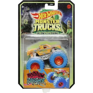 Mattel Hot Wheels® Monster Trucks Glow in The Dark: Podium Crasher™ (HGD11/HCB50)