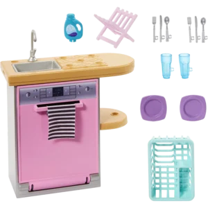 Mattel Barbie® Furniture and Accessory Pack - Dishwasher (HJV34/HJV32)