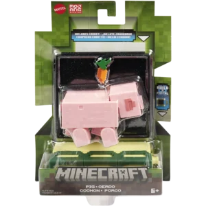 Mattel Minecraft - Build-A-Portal Φιγούρα Pig (HLB18/GTP08)