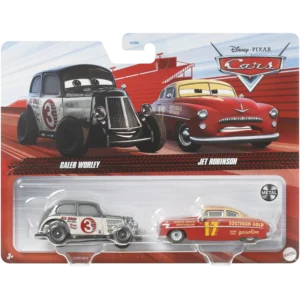 Mattel Disney/Pixar Cars Αυτοκινητάκια Σετ Των 2: Caleb Worley & Jet Robinson (HLH65/DXV99)