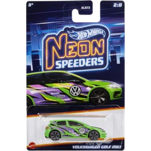 Mattel Hot Wheels® Neon Speeders™ Αυτοκινητάκια 1:64: Volkswagen Golf MK7 (HLH74/HLH72)