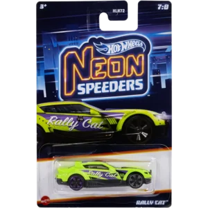 Mattel Hot Wheels® Neon Speeders™ Αυτοκινητάκια 1:64: Rally Cat™ (HLH79/HLH72)