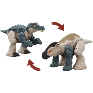 Mattel Jurassic Fierce Changers™, Jurassic World Double Danger™ Baryonyx Parasaurolophus (HLP09/HLP05)