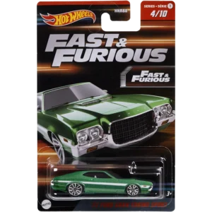 Hot Wheels® Fast & Furious™ 1:64 - '72 Ford Gran Torino Sport 4/10 (HNR94/HNR88)