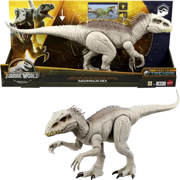 Mattel Jurassic World Dino Trackers Camouflage N Battle - Indominus Rex (HNT63)