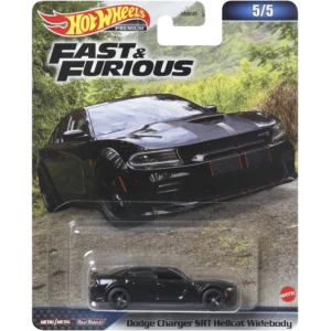 Hot Wheels® Premium™ 1:64, Real Riders™, Fast and Furious - Dodge Charger SRT Hellcat Widebody 5/5 (HNW50/HNW46)