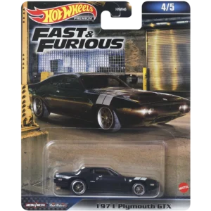 Hot Wheels® Premium™ 1:64, Real Riders™, Fast and Furious - 1971 Plymouth GTX 4/5 (HNW55/HNW46)