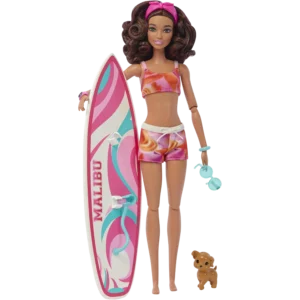 Mattel Barbie® Beach Surfer με Σανίδα Σερφ (HPL69/HPT49)