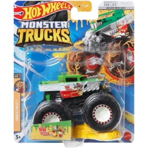 Mattel Hot Wheels® Monster Trucks Bone Shaker HW Pizza Co. 1:64 Vehicle (HNW18/FYJ44)