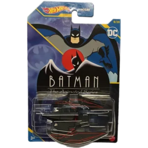 Hot Wheels® Ταινίες: Batman™ The Animated Series 1:64 - Batplane 8/20 (HLK62/HDG89)