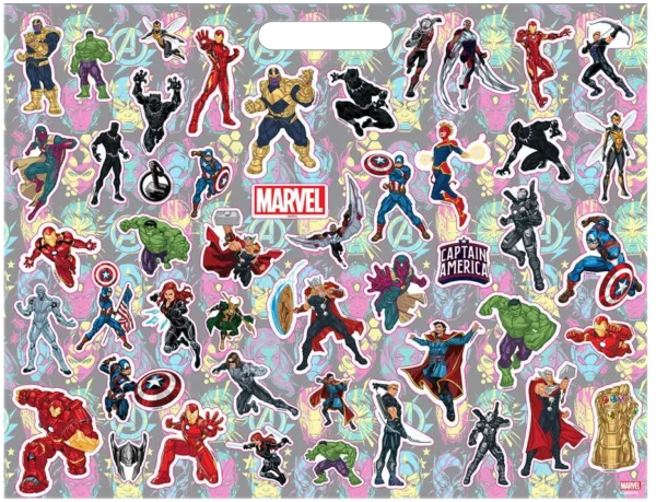 Diakakis Imports Μπλοκ Ζωγραφικής Avengers με 40 Σελ. Χρωματισμού Με Αυτοκόλλητα Και Κηρομπογιές (0506125)