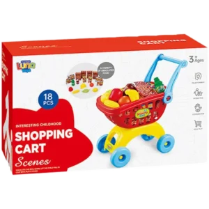 Luna Toys Καρότσι Super Market Με Τρόφιμα (0622351)