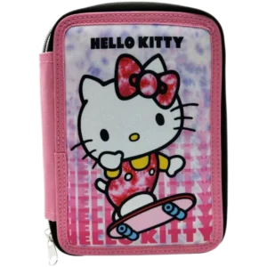 GIM Κασετίνα Γεμάτη Διπλή Hello Kitty Tie-Dye (335-71100)