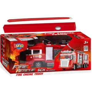 Παιχνιδολαμπάδα Luna Toys Τηλεκατευθυνόμενo Πυροσβεστικό με Φως 4CH (0622407)