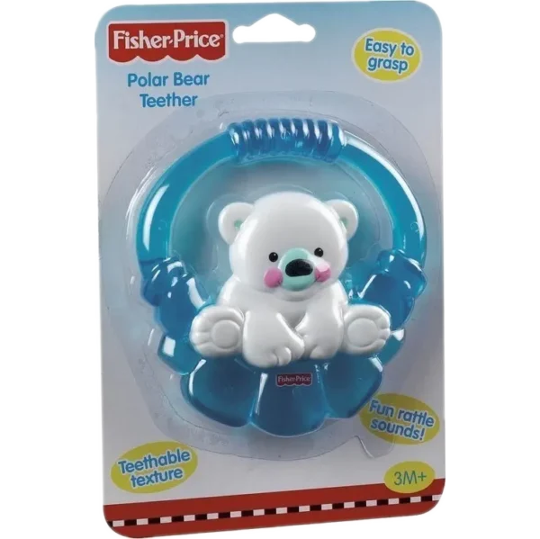 Fisher-Price® Παιχνίδι Οδοντοφυΐας Πολικό Αρκουδάκι, 3m+ (P6954)