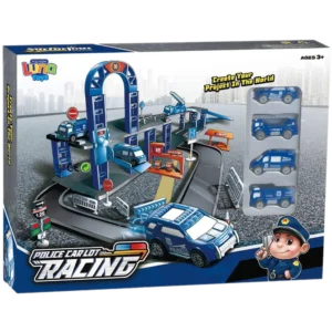 Luna Toys Πάρκινγκ Αστυνομία με 4 Οχήματα (0622522)