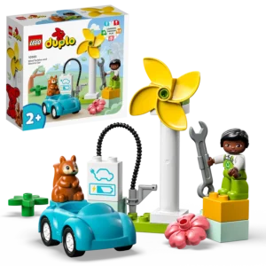 LEGO® DUPLO® Town: Ανεμογεννήτρια και Ηλεκτρικό Αυτοκίνητο (10985)