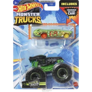 Mattel Hot Wheels® Monster Trucks™ Ratical Racer™ με Αυτοκινητάκι (ΗΚΜ16/GRH81)