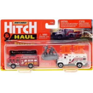 Matchbox™ Σετ Ρυμούλκησης Hitch & Haul™ Fire Rescue Hazard Squad™ & MBX Ambulance™ (HFH87/H1235)