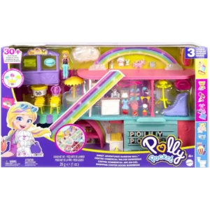 Mattel Polly Pocket™ Sweet Adventures Rainbow Mall™ Playset (HHX78)