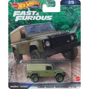 Hot Wheels® Premium™ 1:64, Real Riders™, Fast and Furious - Land Rover Defender 110 2/5 (HKD26/HNW46)