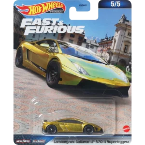 Hot Wheels® Premium™ 1:64, Real Riders™, Fast and Furious - Lamborghini Gallardo LP 570-4 Superleggera 5/5 (HMG52/HNW46)