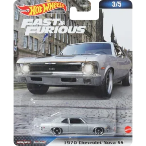 Hot Wheels® Premium™ 1:64, Real Riders™, Fast and Furious - 1970 Chevrolet Nova SS 3/5 (HNW54/HNW46)