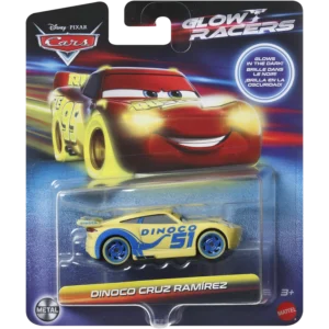 Mattel Disney/Pixar Cars Glow Racers - Dinoco Cruz Ramirez (HPG81/HPG76)