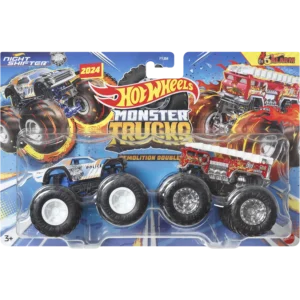 Mattel Hot Wheels® Monster Trucks Demolition Doubles™: Night Shifter™ vs 5 Alarm™ (HWN56/FYJ64)