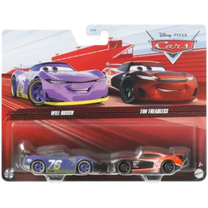 Mattel Disney/Pixar Cars Αυτοκινητάκια Σετ Των 2: Will Rusch & Tim Treadless (HTX08/DXV99)