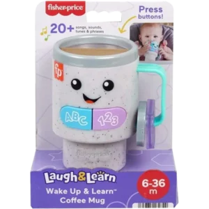 Fisher-Price® Laugh & Learn™ Εκπαιδευτική Κούπα Καφέ, 6m+ (HWY44)
