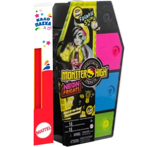 Παιχνιδολαμπάδα Monster High™ Κούκλα, Φράνκι, Skulltimate Secrets: Neon Frights™ (HNF79)
