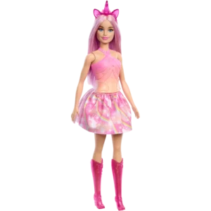 Barbie™ Princess Unicorn Orange-Pink Dress (HRR13/HRR12)