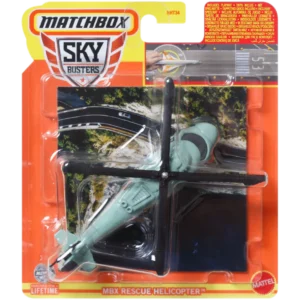 Matchbox™ Sky Busters™ Νέα Αεροπλανάκια Με Αεροδιάδρομο: MBX Rescue Helicopter™ (HVM50/HHT34)