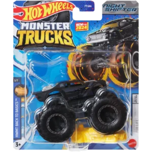 Mattel Hot Wheels® Monster Trucks HWMT Back To Basics™: Night Shifter™ 1:64 Vehicle (HTM40/FYJ44)
