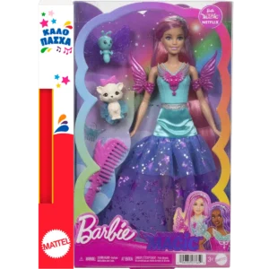 Παιχνιδολαμπάδα Barbie® A Touch of Magic Κούκλα Malibu Πριγκίπισσα (JCW48)